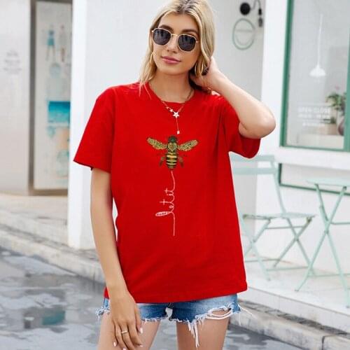 Bee Kind T-shirt Women Clothing 2021 New Graphic Tops Aesthetic Shirts for Female Fashion Harajuku Tees Camiseta Mujer Verano