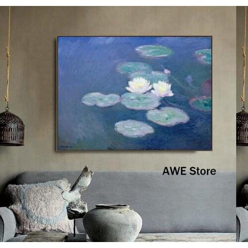 Famous Canvas Art Painting Impressionist Landscape Claude Monet Posters and Prints Wall Art for Home Living Room Decor Cuadros
