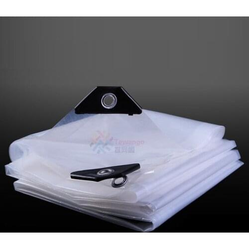 0.12MM Thicken Transparent Rainproof Cloth Garden Balcony Greenhouse Succulent Plants Tarpaulin Car Truck Baffle Roof Cover