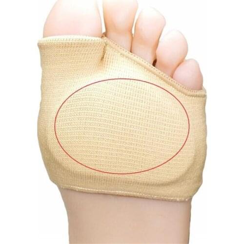 1 Pair Metatarsal Sleeve Pads Half Toe Bunion Sole Forefoot Gel Pads Cushion Half Sock Supports Prevent Calluses Blisters Insole