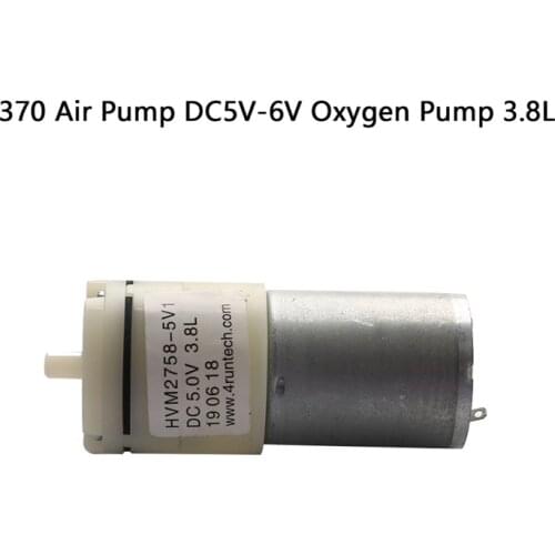 1pcs DC 5-6V Air Pump DC Small Mini 370 Motor Micro Air Aeration Oxygen Pump