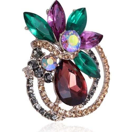 1pcs European and American exquisite luxury female luxury temperament wild pin brooch for women wedding dress Accessories