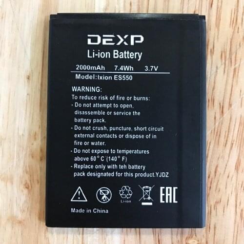 10PCS ZDONG High Quality ES550 battery for DEXP ixion es550 ES550 mobile phone