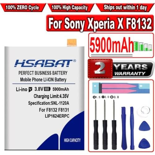 HSABAT 4350mAh LIP1624ERPC Battery for Sony Xperia X Performance XP F8132 F8131