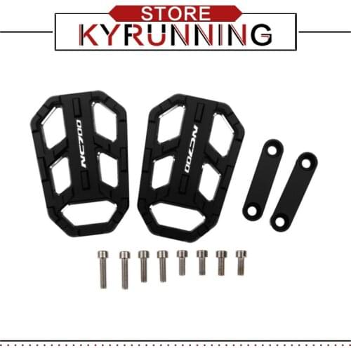 Motorcycle accessories billet MX wide pedal rest pedal for HONDA NC700 nc700 2012-2019