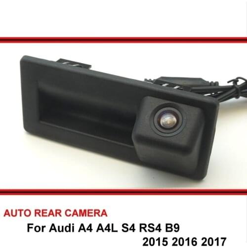 For Audi A4 A4L S4 RS4 B9 2015 2016 2017 High Quality Car Rearview Parking Reverse Camera Original Factory Trunk Handle Camera