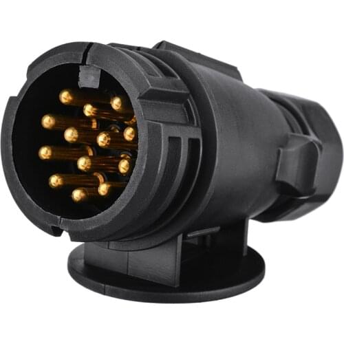 12V Car Trailer Tester 13 Pin Towing Light Cable Circuit Plug Socket 13 Core Socket Electrics Diagnostic Tools