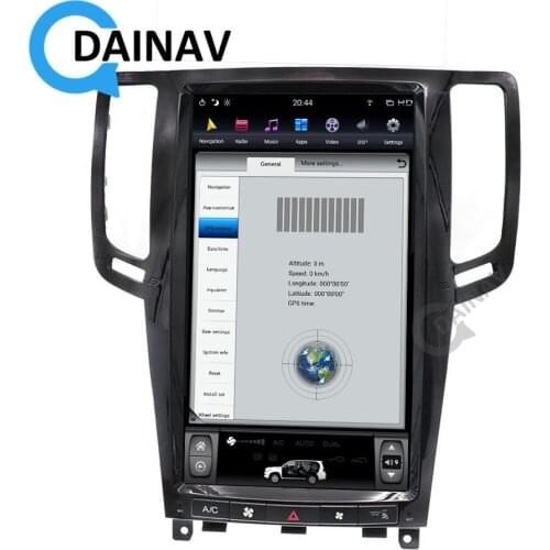 Vertical Screen Android Car GPS Navigation For Infiniti G25/G35/G37 2007-2013 Car Multimedia Player Auto Radio Tape Recorder