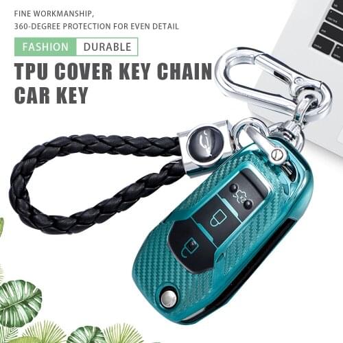 TPU Car Key Case Cover Key Chain Ring for Ford Fusion Fiesta Escort Mondeo Ranger 2019 S Max Kuga 2 Focus MK3 Ecosport Protector