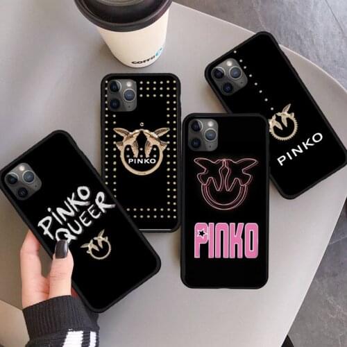 Italian Luxury Brand PINKO Phone Cases for iPhone 11 12 pro XS MAX 8 7 6 6S Plus X 5S SE 2020 XR shell coque