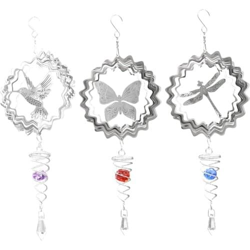 Kinetic 3D Metal Wind Spinners Garden Decor Wind Spinner For Home Decor Gift