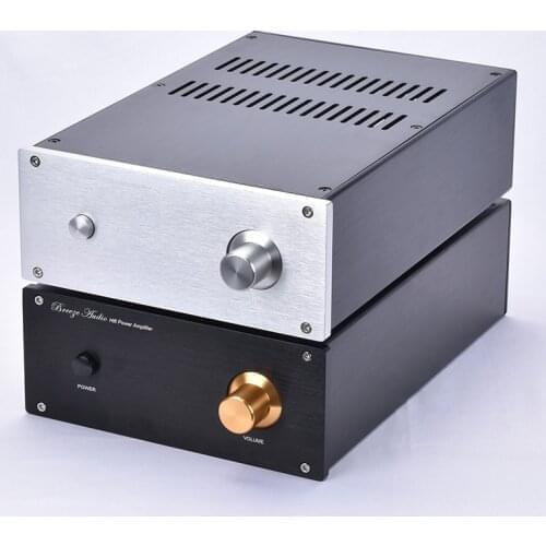 KYYSLB 220*90*311MM All Aluminum Power Amplifier Chassis Shell Enclosure DIY Box JC229-3 Power Amplifier Case Box with Knob