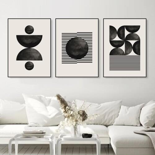 Trendy Abstract Creative Shape Posters Wall Art Picture Canvas Painting Minimalist Artistic Interior Living Room Decoretion