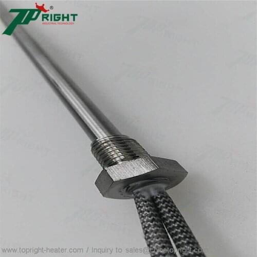 Dia.10mm 300w resistance cartridge heating element with 500mm wire length