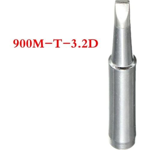 5pc 900M-T-3.2D Soldering Leader-Free Solder Replacement Iron Tip For Hakko 936 Flat