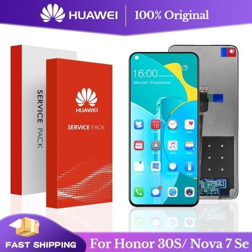 6.5'' Original LCD Display for Huawei Honor 30s LCD with Frame Honor 30S CDY-AN90 Screen Replacement for Nova 7 SE Display