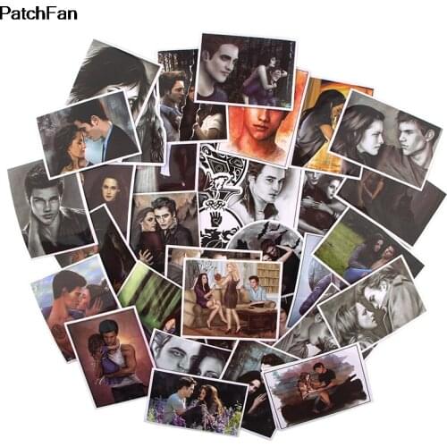Patchfan 35pcs Twilight Creative badgesDIY decorative stickers Cartoon for DIY PC wall notebook phone scrapbooking album A2632