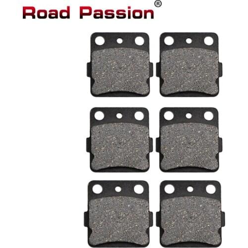 Road Passion Motorcycle Front and Rear Brake Pads for Honda ATC250 ATC200X TRX300EX TRX400EX Fourtrax Sportrax TRX250X TRX400 EX