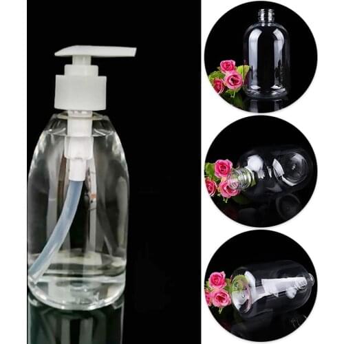300ml Plastic Empty Transparent Empty Spray Bottle Travel Foamer Hand Wash Soap Dispenser Pump Storage Bottle Alcohol Dispenser