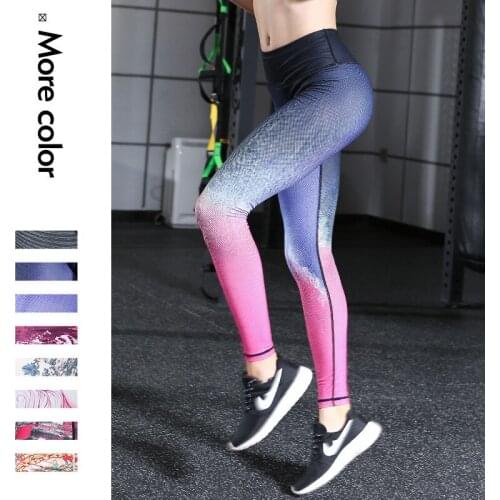 Yoga Pants Woman Elasticity Scrunch Leggings High Waist Sports Tights Gym Fitness Bodybuilding Trousers Running Pant