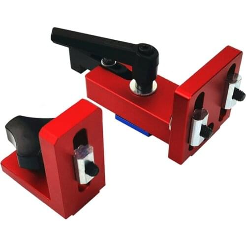30/45 T-Track T-Slot Miter Track Stop Profile Fence Connector Sliding Brackets Miter Gauge Fence Holder DIY Woodworking Tools