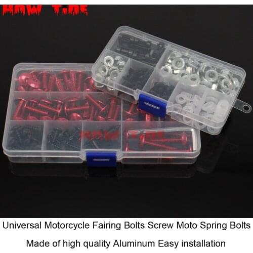 Universal Fairing Bolts Kit Motorcycle Acessories Screws MOTO For Honda CBR 250R 400RR 500R 600 600F 600RR F2 F3 F4 F4I Screws