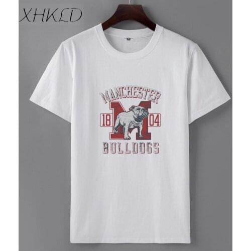 Animal dog print Funny t shirts men o-neck Summer Hipster Hip-hop Unisex black White tops Tee shirt male short sleeves Camisetas