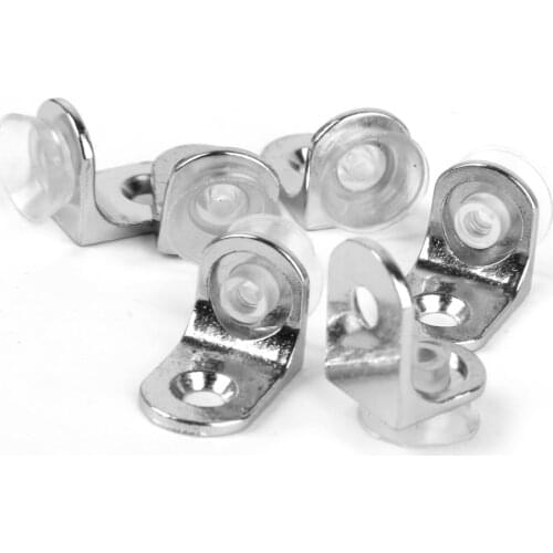 10Pcs Suction Cup Base Support Holder For Metal Plate Glass Shelf Mounting