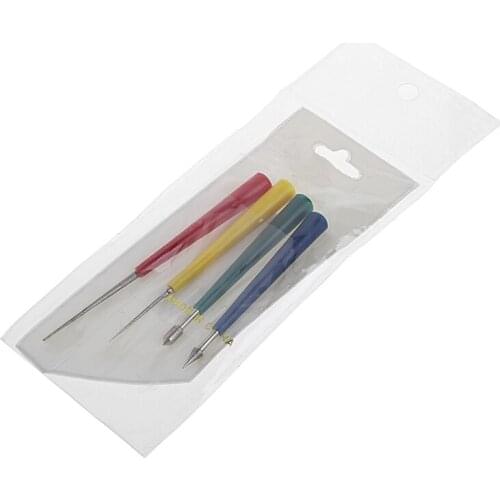 4Pcs Diamonte Coated Bead Reamer Set Beading Jewelry Repair Woodworking Tools