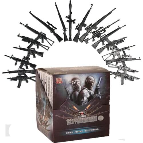 4D The Old Section Guns 18 Pcs/set 1:6 Assembled Firearms Model Nostalgic Soldiers Weapons Rocket Launcher