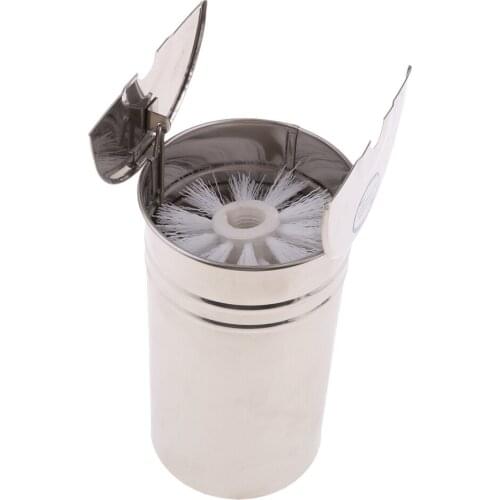 MagiDeal Bathroom Accessories Stainless Steel Toilet Brush And Holder