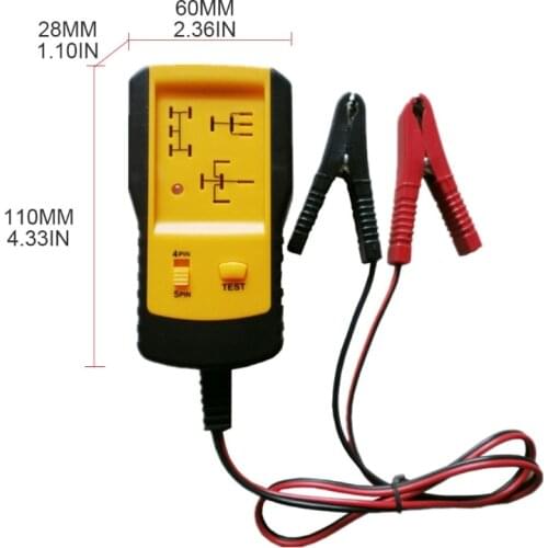 X7AE Automotive Relay Tester Electronic Power AE100 12V Auto Car Circuit Tester Diagnostic Battery Checker Repair Tools