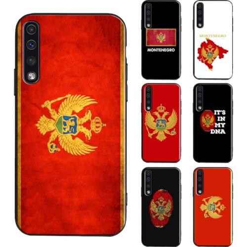 Montenegro Flag Phone Case For Samsung A12 A32 A52 A72 A50 A70 A51 A71 A11 A31 A02 A10 A20 A30 S A20e A21S