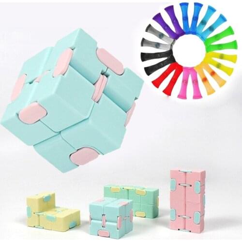 Fidget Toys Decompress Portable Magic Square Antistress toys Push Bubble Marble Mesh Relief Ball Funny Sensory For Adult Kid Toy