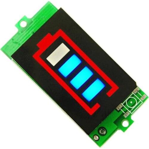 1S 2S 3S 4S Single 3.7V Lithium Battery Capacity Indicator Module 4.2V Blue Display Electric Vehicle Battery Power Tester Li-ion