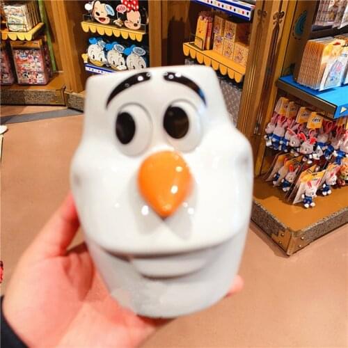 New style cartoon creative Shanghai Disney congelato 2 Elsa Della Principessa ceramic mug decoration gift AG 2225