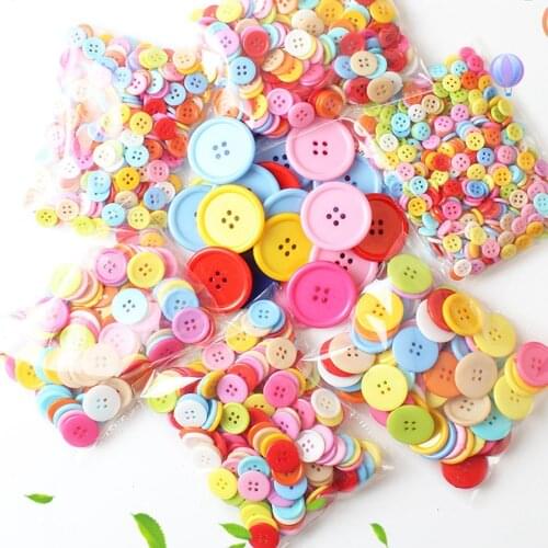 42 PCS large size Multicolor optional round button 38 mm ABS material button scrapbooks 2273