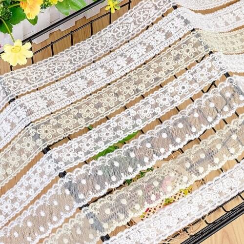 New Flower Heart-shaped Lace Trim Clothing Accessories Manufacturers Wholesale Mesh Embroidery Fabric 10Yds/lot