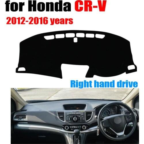 Car dashboard cover For Honda CR-V 2012-2016 years Right hand drive dash cover mat Auto dashboard protector accessories