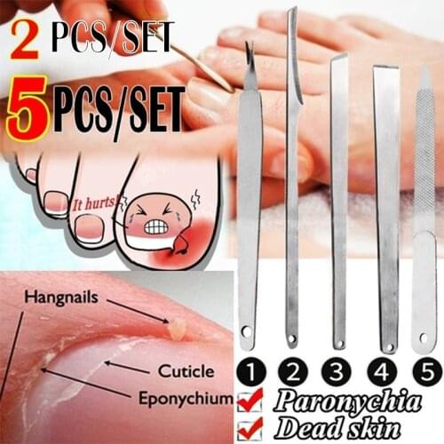 5Pcs/Set High Quality Toe Pedicure Knife Tools Ingrown Cuticle Tools Dead Skin Corn Removers Nail Foot Care Hand Tool Kit