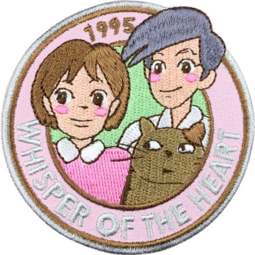 Custom Embroidery Patches Hayao Miyazaki Japan Cartoon Iron On Patches Clothing Applique DIY Sticker Badge can be customized
