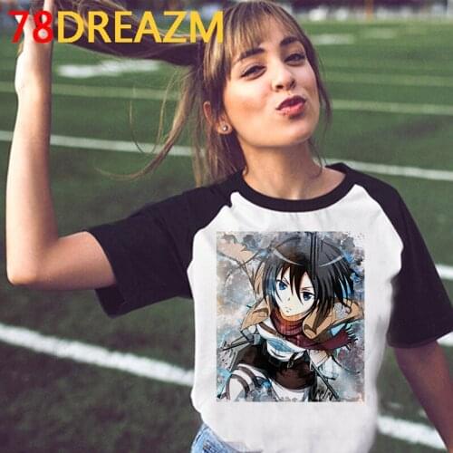 Attack on Titan Titans Attack tshirt summer top female harajuku kawaii streetwear graphic tees women plus size clothes vintage