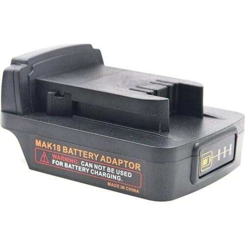 Battery Adapter Converts For MAKITA 18V BL1840 BL1850B BL1860B BL series Li-ion battery to for Milwaukee M18 18V Li-ion
