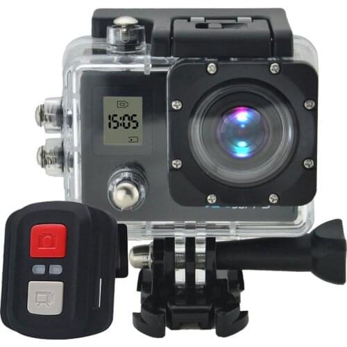 Ultra HD 4K WiFi Camera Camcorder Dual Screen 2" LCD Underwater 30m Waterproof Sport Action Camera with Remote Control