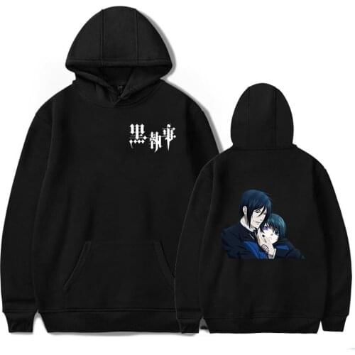 Anime Black Butler Hoodies Men/Women Sweatshirt Fashion Harajuku Anime Hoodie Kpop Black Butler Mens Sweatshirts