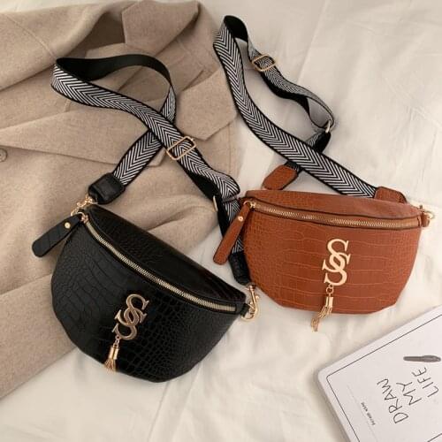 Women Bag Casual Waist Bag Leather Crossbody Bag Trendy Chest Bag Casual Belt Bag For Women 2020 Female Bolsa