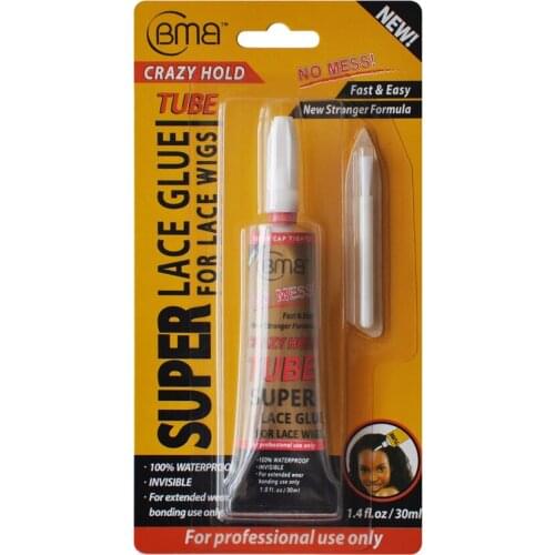 1.4 FL OZ(30ML) 100% Waterproof Crazy Hold Super Lace Glue For Lace Wigs Hair Extension Adhesive Glue
