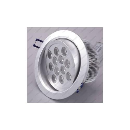 12W High Power Recessed LED Ceiling Cabinet Down Light Fixture Bulb HI Bright