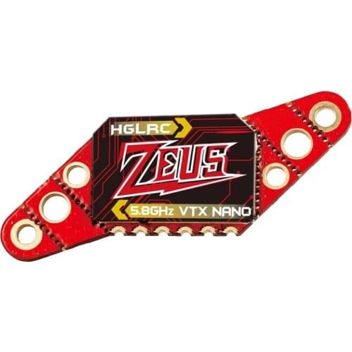 16/20/25.5mm Hole 2.4g HGLRC Zeus Nano VTX 5.8G 40CH 350mW Built-in Microphone for RC FPV Racing Freestyle Micro Drones