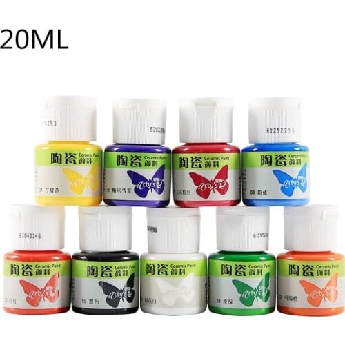 20ml ceramic pigment waterproof acrylic paint ceramic hand-painted hook line pen hand-painted DIY ceramic ware watercolor paint
